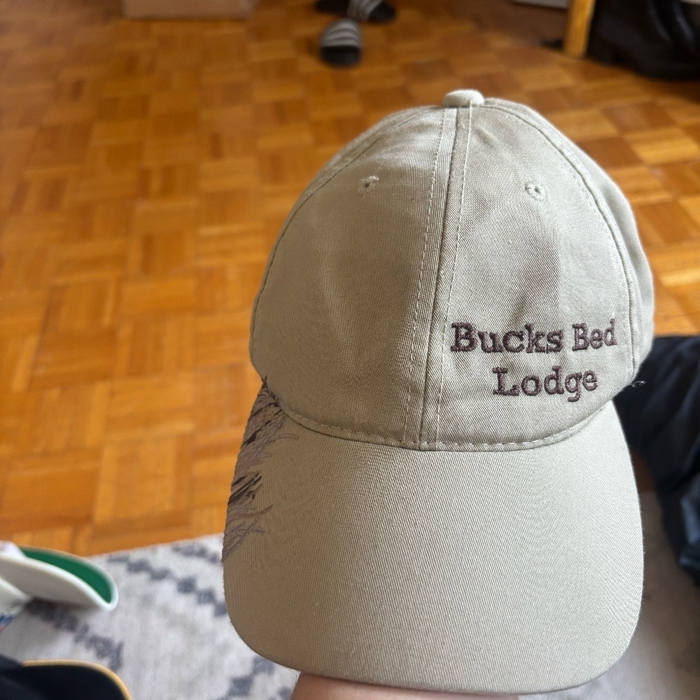 Vintage 90s hat Bucks Bed Lodge